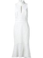 Rebecca Vallance 'sistine' High Neck Flare Dress