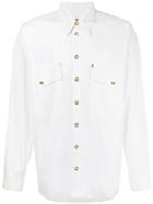 Versace Vintage Double Collar Boxy Shirt - White