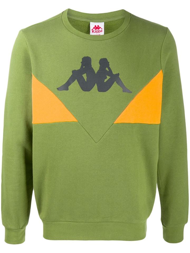 Kappa Omini Logo-print Jumper - Green