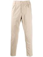 Haikure Cropped Trousers - Neutrals