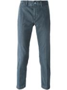Jacob Cohen Academy Straight Leg Trousers, Men's, Size: 38, Blue, Cotton/spandex/elastane