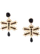 Etro Dragonfly Earrings - Black