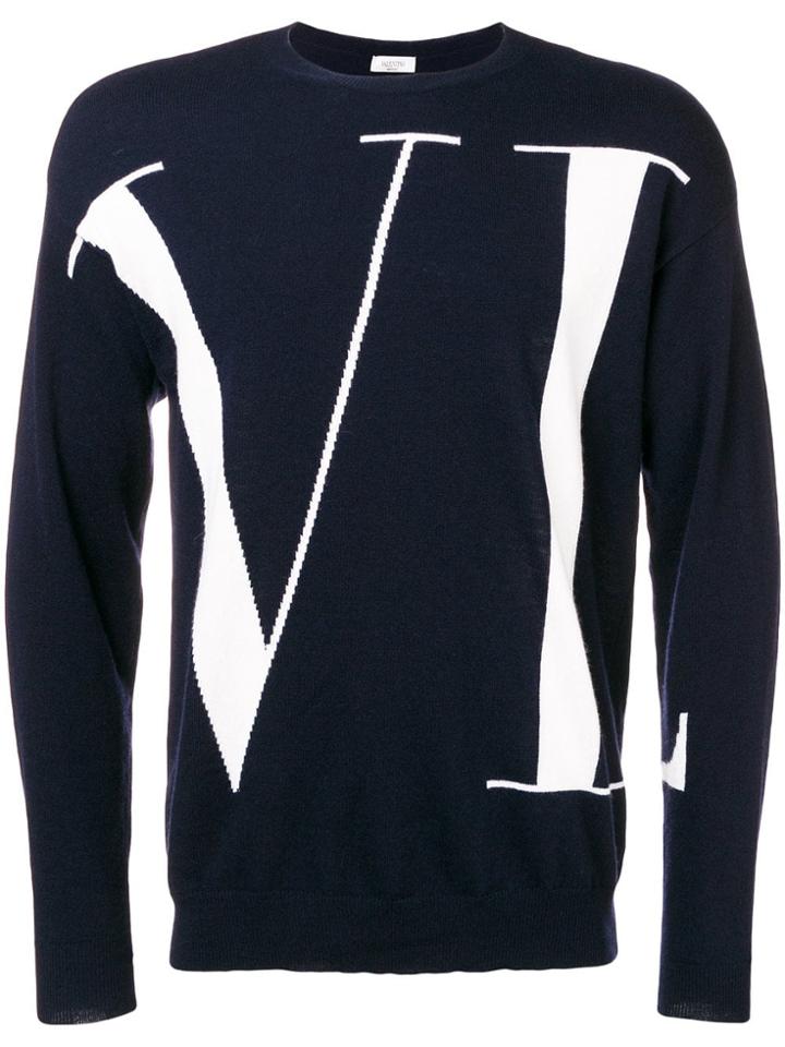 Valentino Vltn Sweater - Blue
