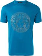 Versace Medusa T-shirt, Men's, Size: Xl, Blue, Cotton