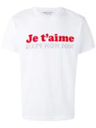 Darylstudio - 'je T'aime' Reversible T-shirt - Unisex - Cotton - Xl, White, Cotton