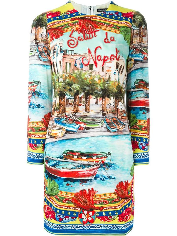 Dolce & Gabbana Saluti Da Napoli Dress