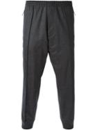 Dsquared2 Drop Crotch Trousers, Men's, Size: 48, Grey, Spandex/elastane/virgin Wool/viscose/polyester
