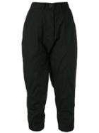 Rundholz - Three-quarter Length Trousers - Women - Cotton - L, Black, Cotton