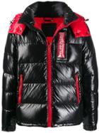 Philipp Plein Hooded Padded Jacket - Black