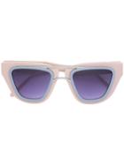 Smoke X Mirrors - Cat Eye Sunglasses - Unisex - Acetate - One Size, Pink/purple, Acetate