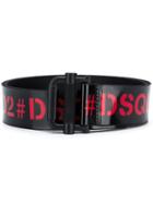 Dsquared2 Wide Logo Belt - Black