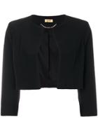 Liu Jo Cropped Tailored Jacket - Black