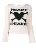 Red Valentino Heart Breaker Sweater - Neutrals