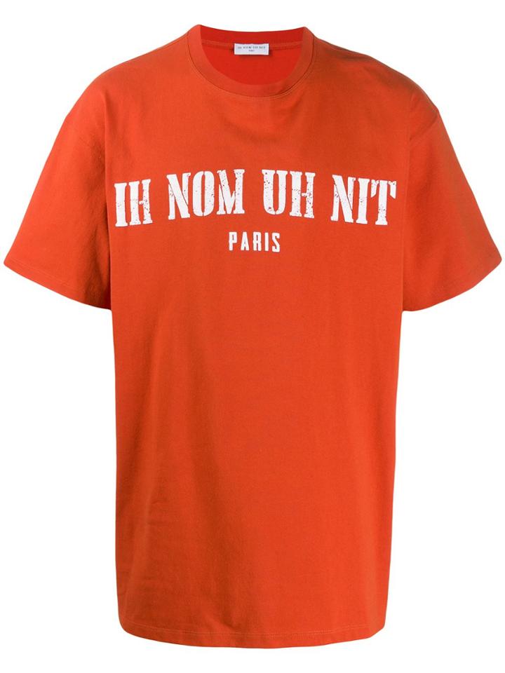 Ih Nom Uh Nit Oversized Logo Print T-shirt - Red