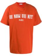 Ih Nom Uh Nit Oversized Logo Print T-shirt - Red