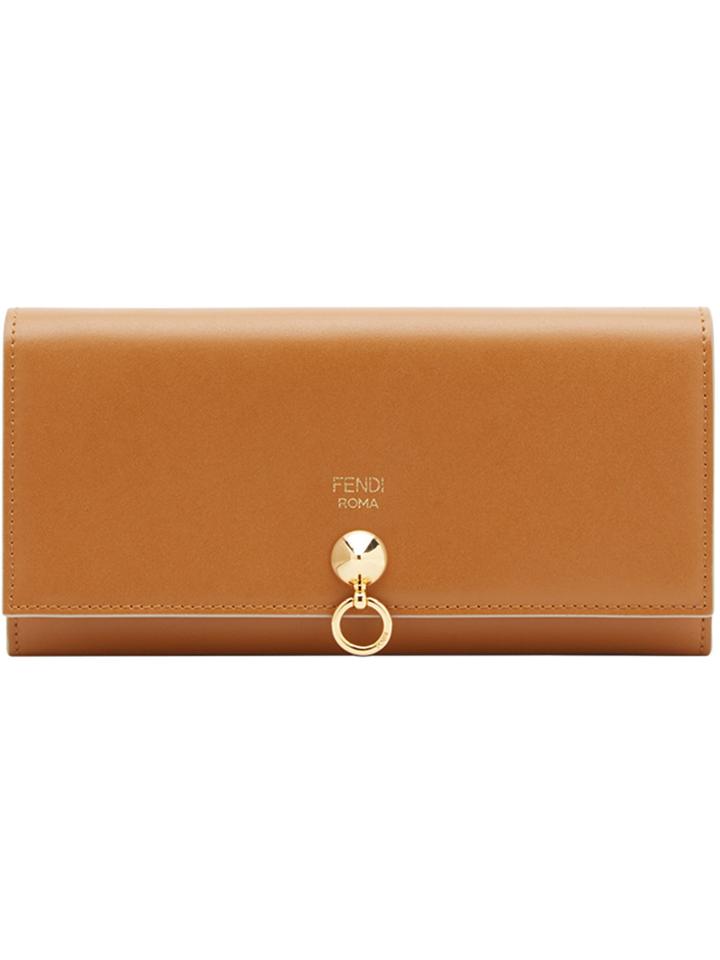 Fendi Hanging Ring Detail Purse - Brown
