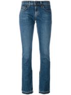 Side Slit Jeans - Women - Cotton/polyurethane - 30, Blue, Cotton/polyurethane, Rag & Bone /jean