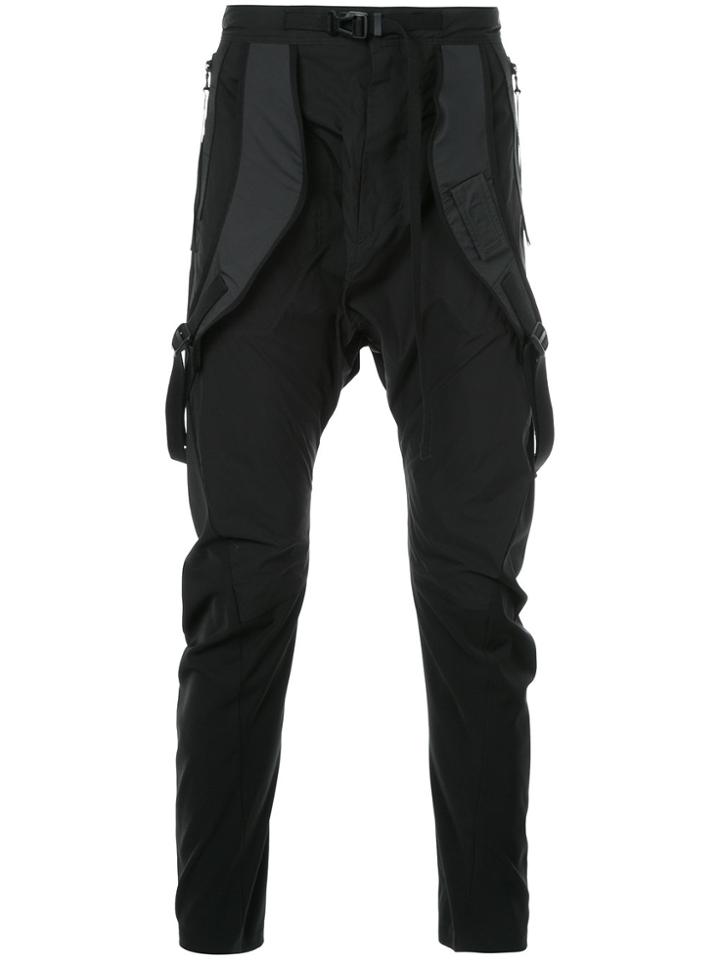 Julius Buckled Detail Trousers - Black