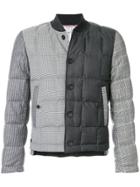 Thom Browne Downfilled Button Front Jacket In Funmix In Prince Of
