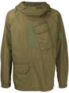 Ten C High Neck Jacket - Green