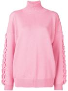 Barrie Troisieme Dimension Cashmere Turtleneck Pullover - Pink