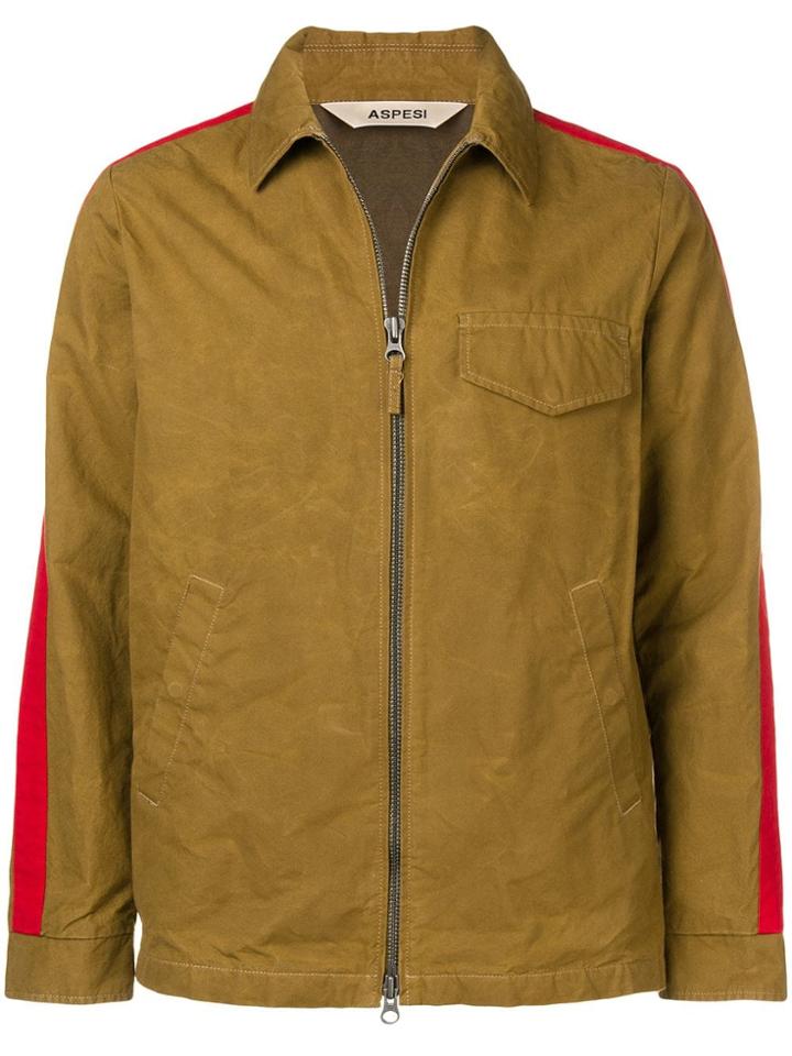 Aspesi Zip-up Jacket - Brown