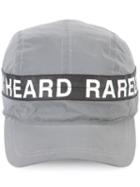 Mostly Heard Rarely Seen Logo Print Cap, Adult Unisex, Grey, Polyester