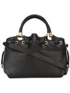 Salvatore Ferragamo Drawstring Style Hand Bag, Women's, Black, Leather