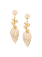 Saf Safu Hanging Earring - Metallic
