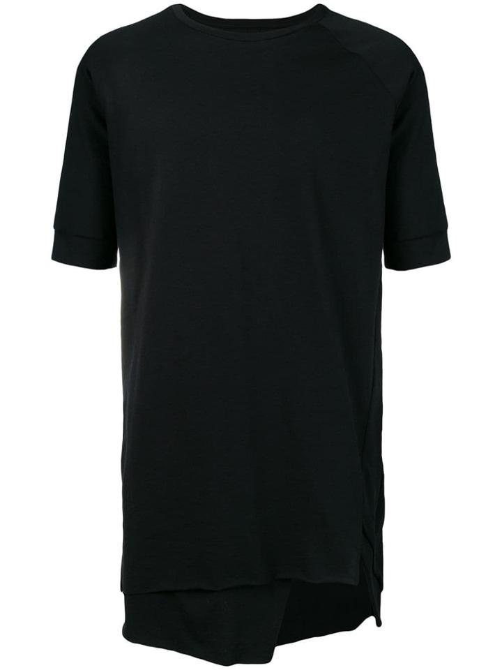Army Of Me Layered Long T-shirt - Black