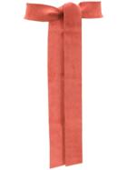 Forte Forte Suede Tie Belt - Pink