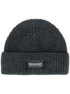 Woolrich Classic Knitted Beanie Hat - Grey