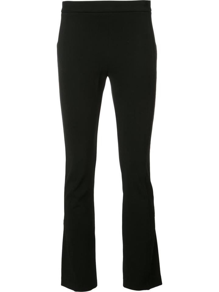 Givenchy Zip Cuff Cropped Trousers, Women's, Size: 34, Black, Viscose/polyamide/spandex/elastane