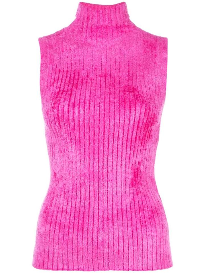 Sies Marjan Ribbed Sleeveless Top - Pink
