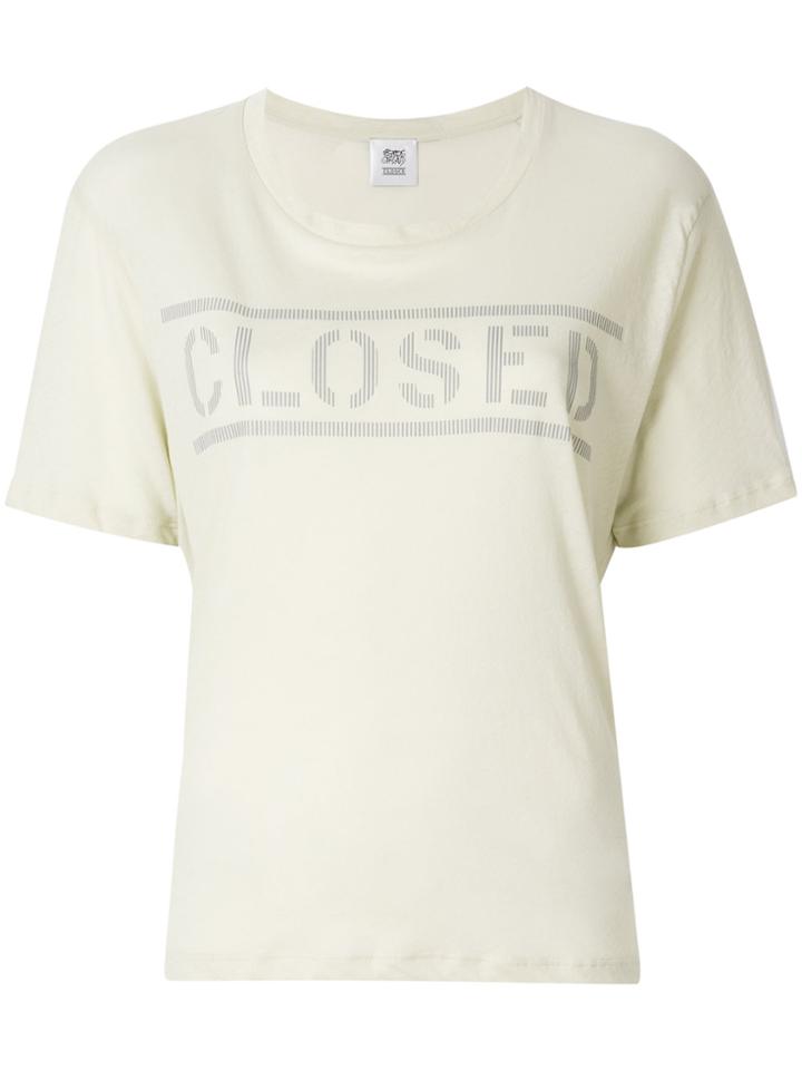 Closed Logo T-shirt - Nude & Neutrals