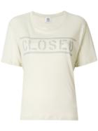 Closed Logo T-shirt - Nude & Neutrals
