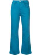 3x1 Cropped Straight-leg Jeans - Blue