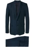 Dolce & Gabbana Formal Suit, Men's, Size: 50, Blue, Silk/viscose/cupro/acetate