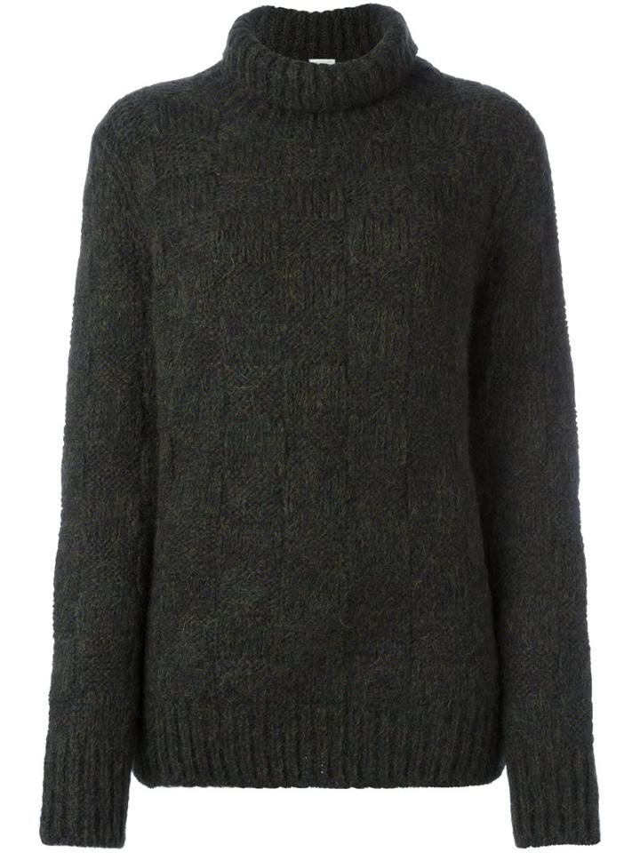Massimo Alba 'bella' Jumper, Women's, Size: Medium, Green, Polyamide/alpaca