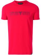 Emporio Armani Logo Print T-shirt - Red