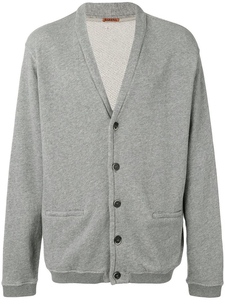 Barena - Carl Cardigan - Men - Cotton - M, Grey, Cotton