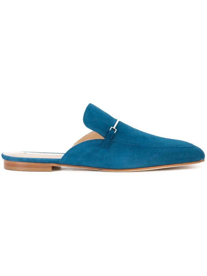 Fabio Rusconi Mule Loafers - Blue