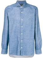 Barba Classic Long Sleeved Shirt - Blue