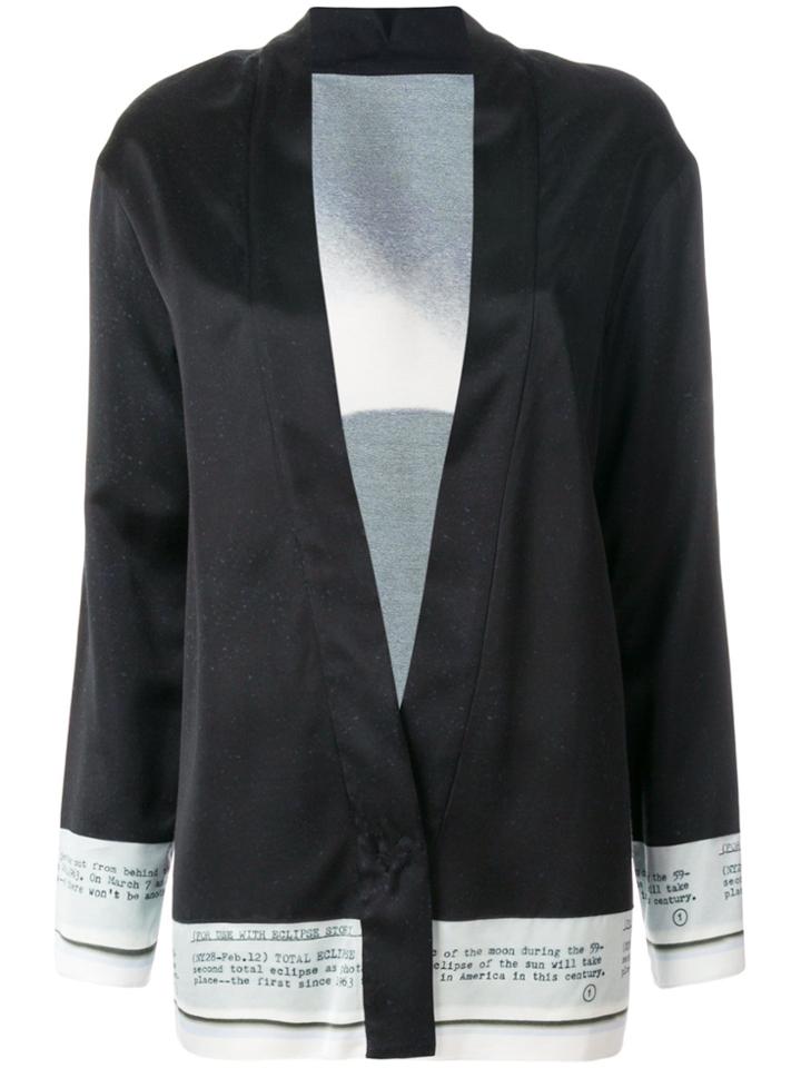 Maison Margiela Eclipse Printed Jacket - Black