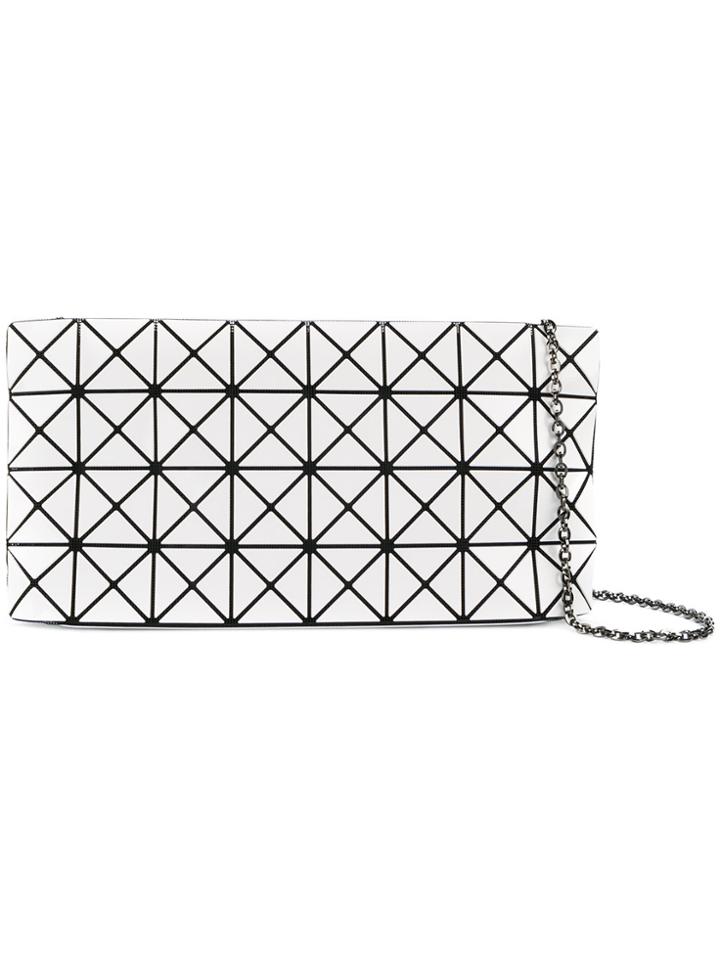 Bao Bao Issey Miyake Embroidered Clutch Bag - White
