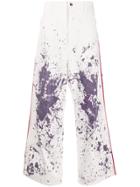 Needles Line Painter Trousers - White