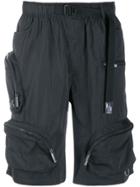 C2h4 Utility Exterior Pockets Shorts - Grey