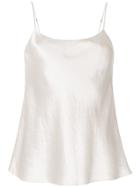 Vince Flared Tank Top - Silver