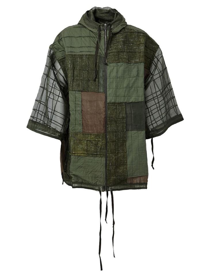 Toogood 'the Explorer' Coat, Men's, Size: 4, Green, Silk/cotton/linen/flax