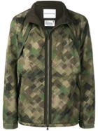 White Mountaineering Mosaic Print Jacket - Green